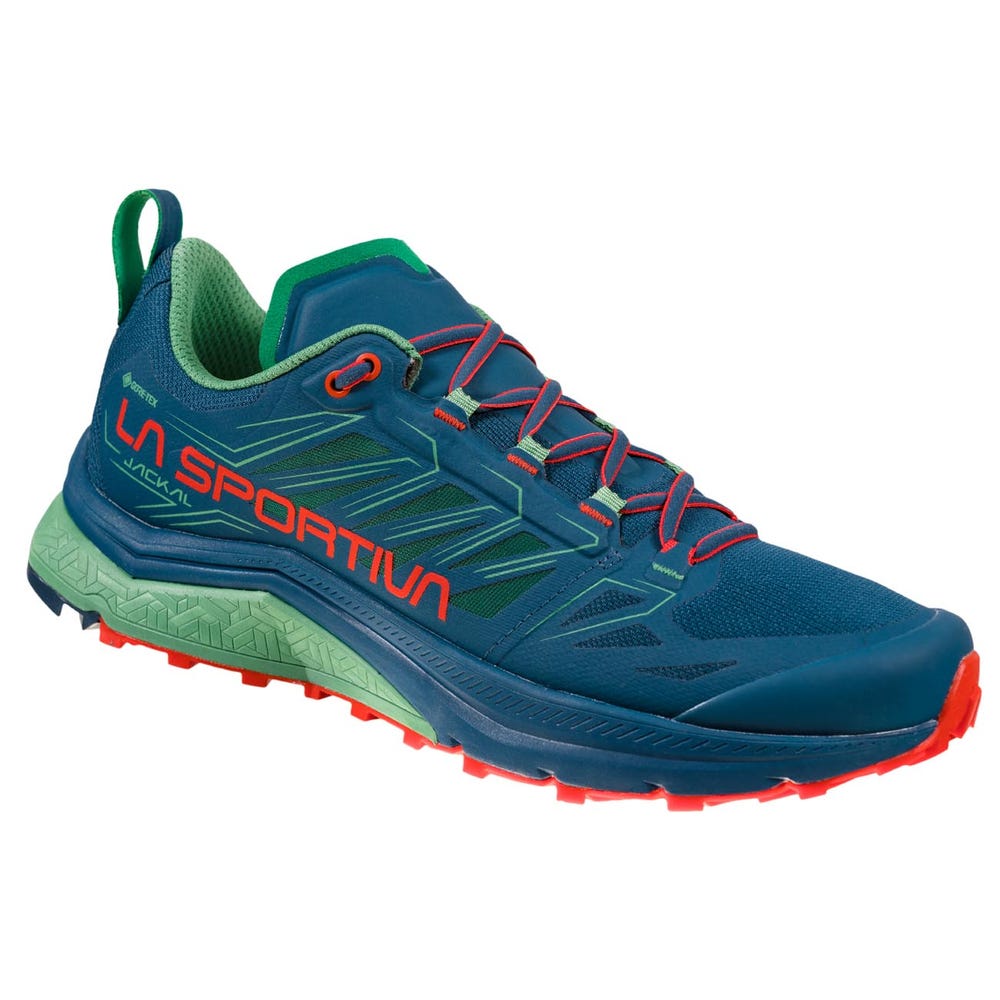 La Sportiva Jackal GTX Men's Trail Running Shoes - Blue - AU-609824